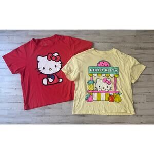 Super Cute Hello Kitty Sanrio T-shirt Tees sz M EUC